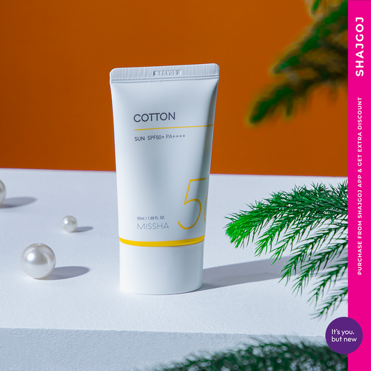 Missha All Around Safe Block Cotton Sun SPF50+