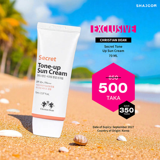 Christian Dean Secret Tone-up Sun Cream SPF50+/PA+++ 70 ml